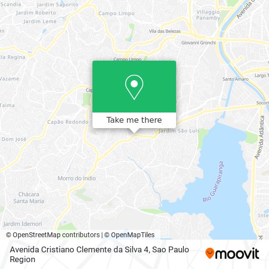 Mapa Avenida Cristiano Clemente da Silva 4