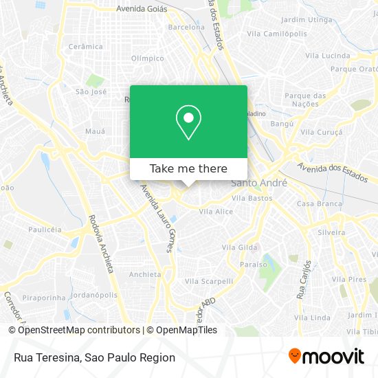 Rua Teresina map