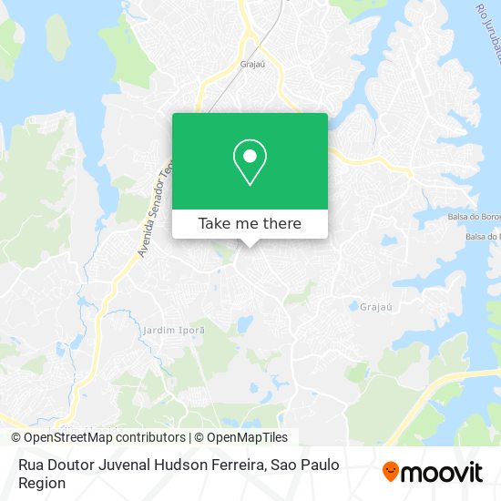 Mapa Rua Doutor Juvenal Hudson Ferreira