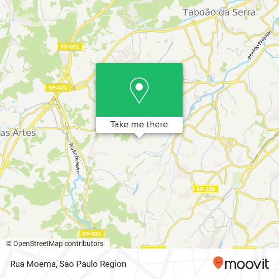 Rua Moema map