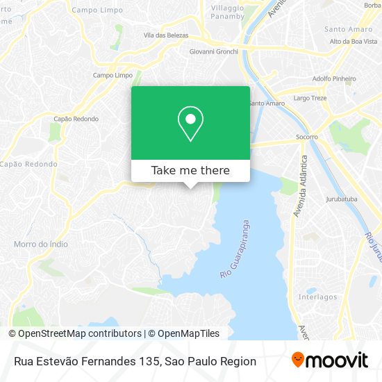 Mapa Rua Estevão Fernandes 135