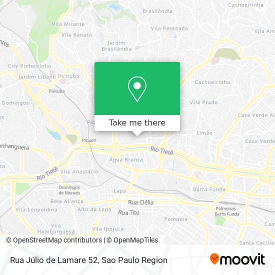 Mapa Rua Júlio de Lamare 52