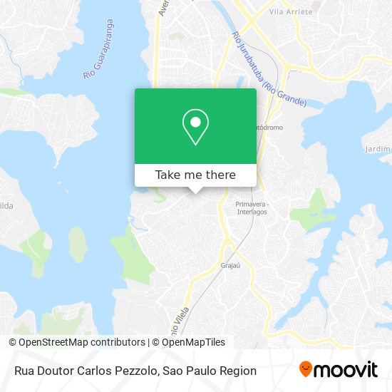Rua Doutor Carlos Pezzolo map