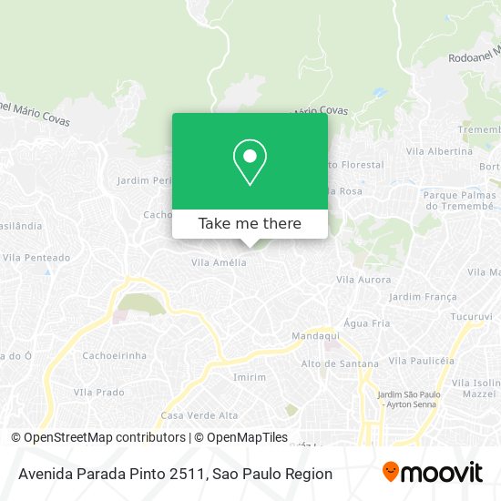 Mapa Avenida Parada Pinto 2511