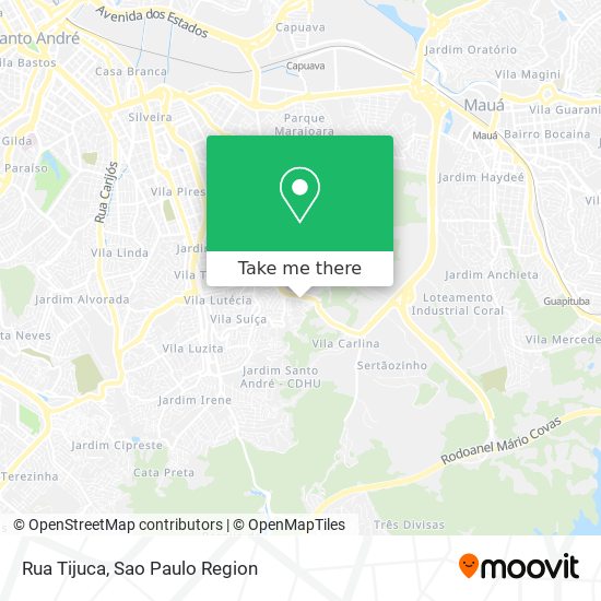 Mapa Rua Tijuca