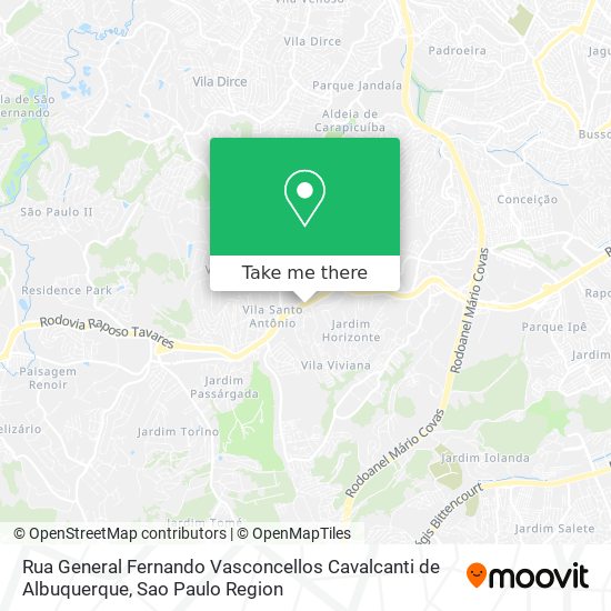 Rua General Fernando Vasconcellos Cavalcanti de Albuquerque map