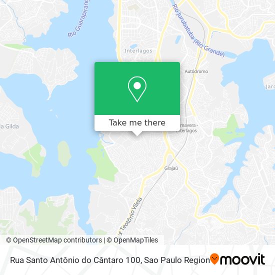 Rua Santo Antônio do Cântaro 100 map