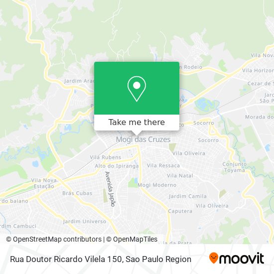 Mapa Rua Doutor Ricardo Vilela 150