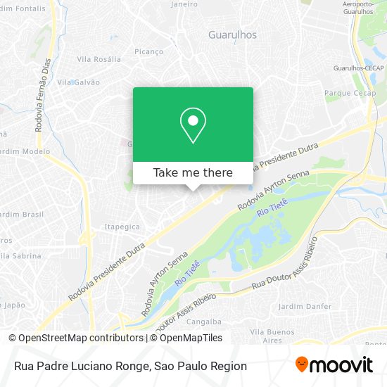 Rua Padre Luciano Ronge map
