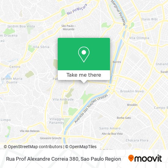 Mapa Rua Prof Alexandre Correia 380