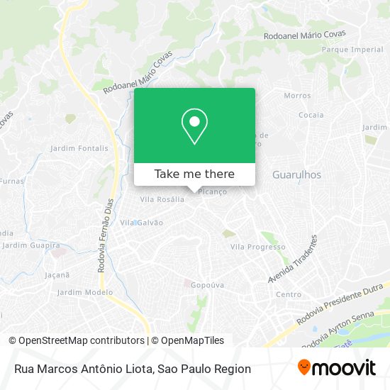 Rua Marcos Antônio Liota map