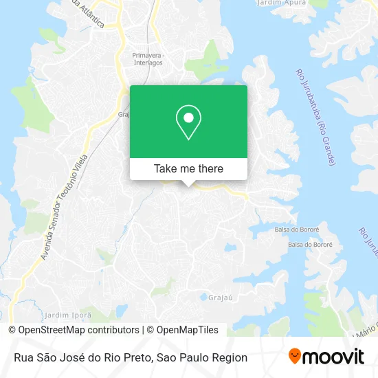 Rua São José do Rio Preto map