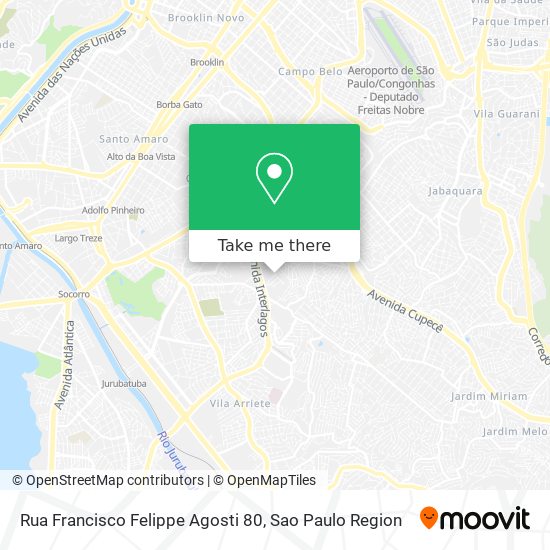 Rua Francisco Felippe Agosti 80 map
