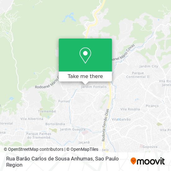 Rua Barão Carlos de Sousa Anhumas map
