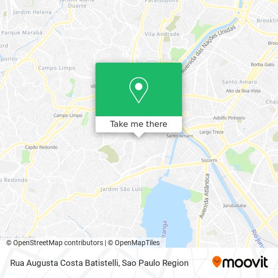 Rua Augusta Costa Batistelli map