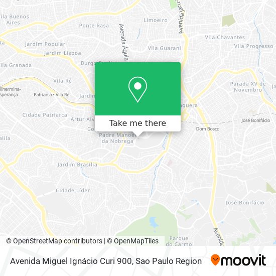 Avenida Miguel Ignácio Curi 900 map