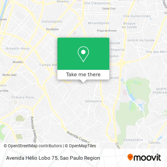 Mapa Avenida Hélio Lobo 75