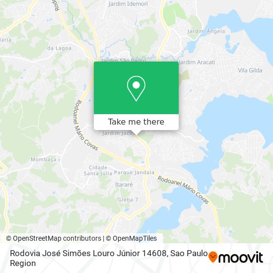 Rodovia José Simões Louro Júnior 14608 map