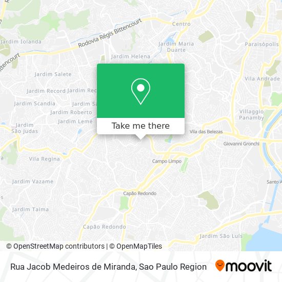 Mapa Rua Jacob Medeiros de Miranda