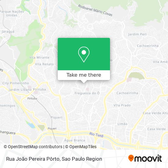 Rua João Pereira Pôrto map