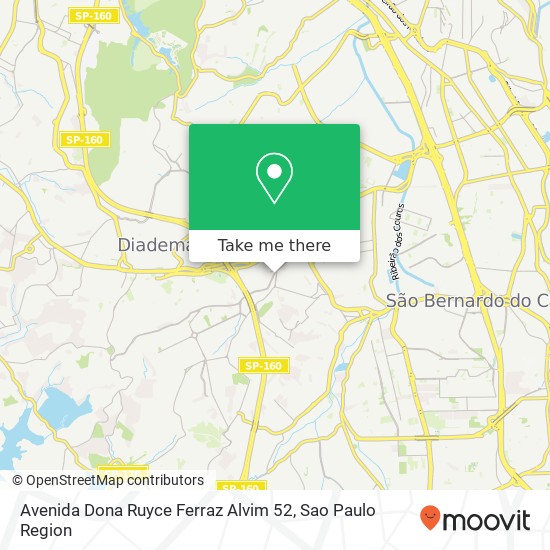 Avenida Dona Ruyce Ferraz Alvim 52 map