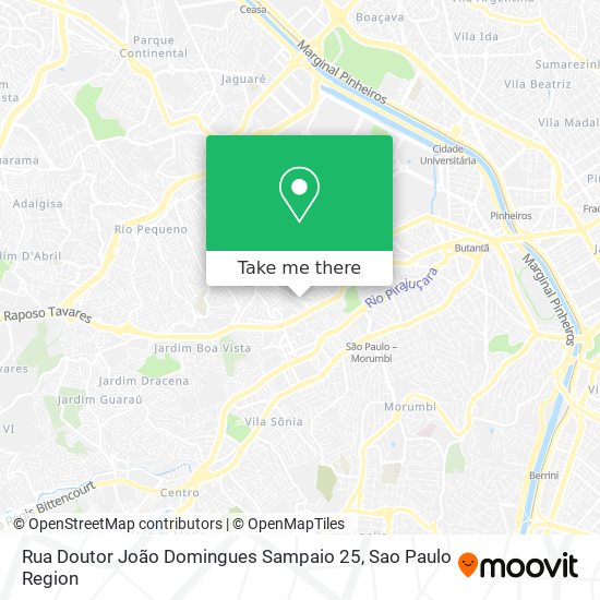 Rua Doutor João Domingues Sampaio 25 map