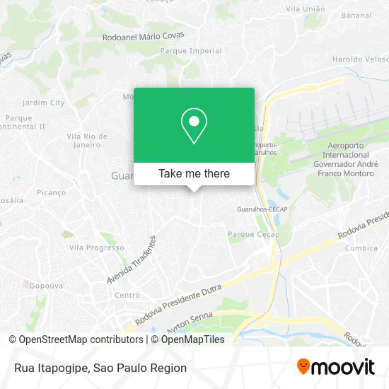 Rua Itapogipe map