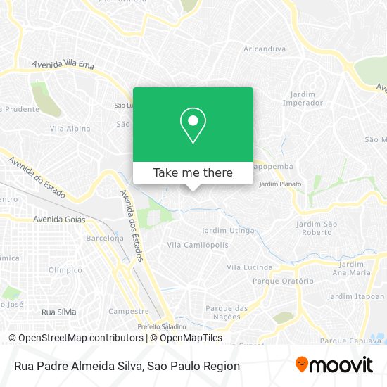 Rua Padre Almeida Silva map