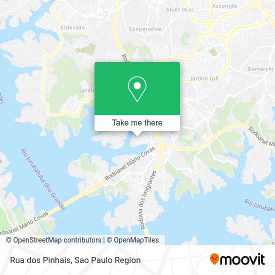 Rua dos Pinhais map