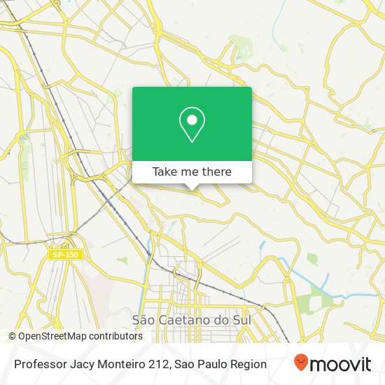 Mapa Professor Jacy Monteiro 212