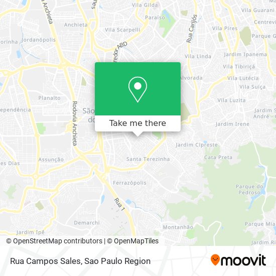 Rua Campos Sales map