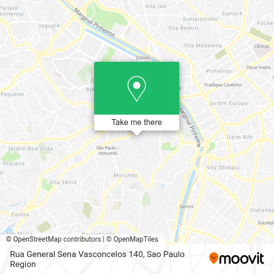 Rua General Sena Vasconcelos 140 map