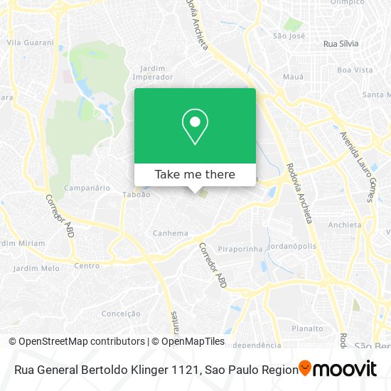 Rua General Bertoldo Klinger 1121 map
