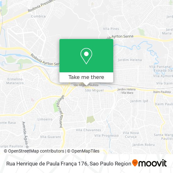 Rua Henrique de Paula França 176 map