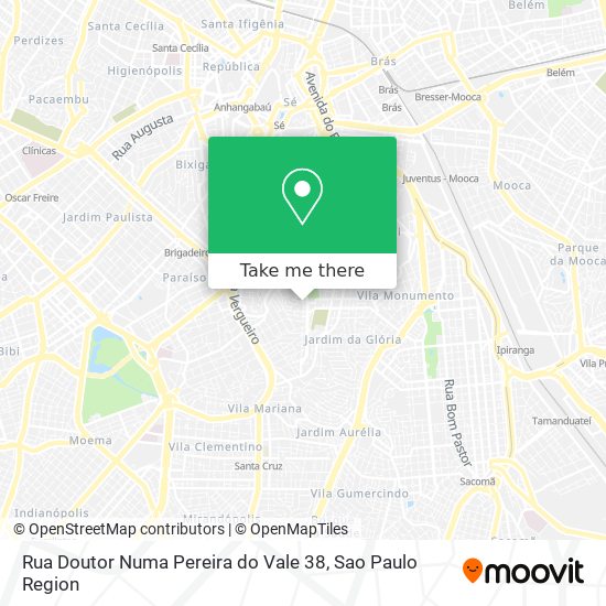 Rua Doutor Numa Pereira do Vale 38 map