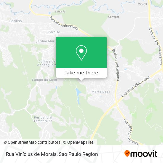 Rua Vinícius de Morais map