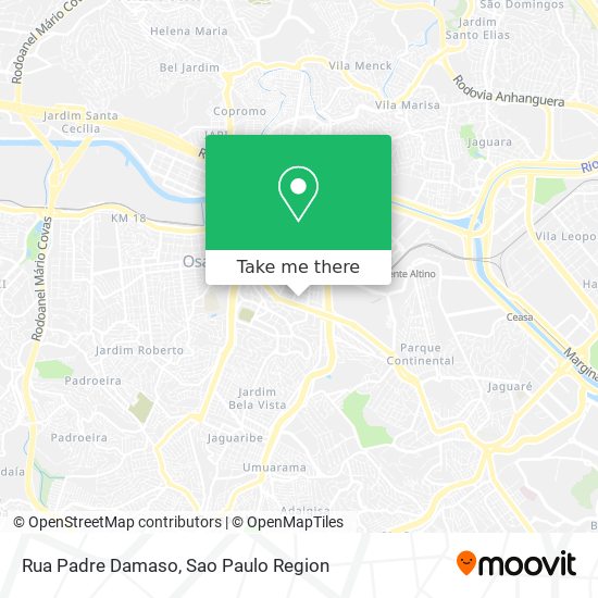 Rua Padre Damaso map