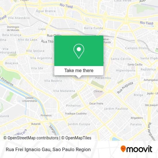 Rua Frei Ignacio Gau map