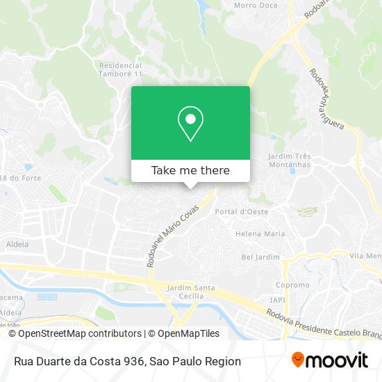 Rua Duarte da Costa 936 map