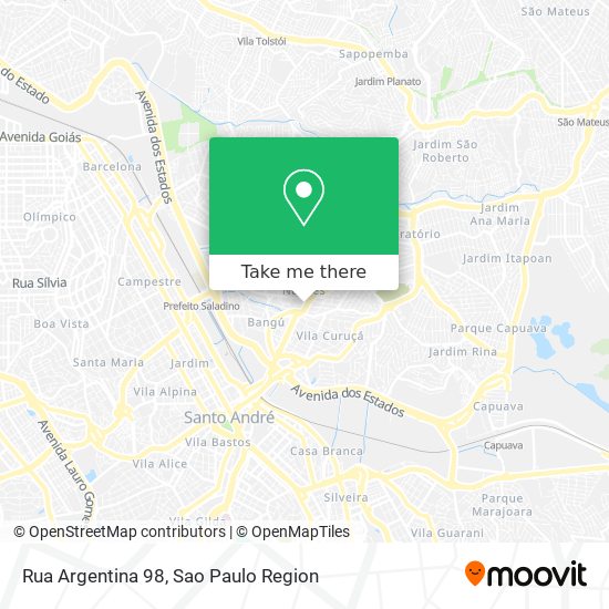 Mapa Rua Argentina 98