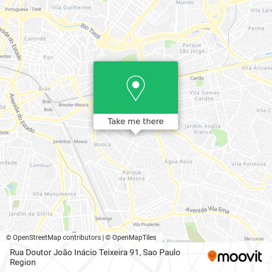 Mapa Rua Doutor João Inácio Teixeira 91