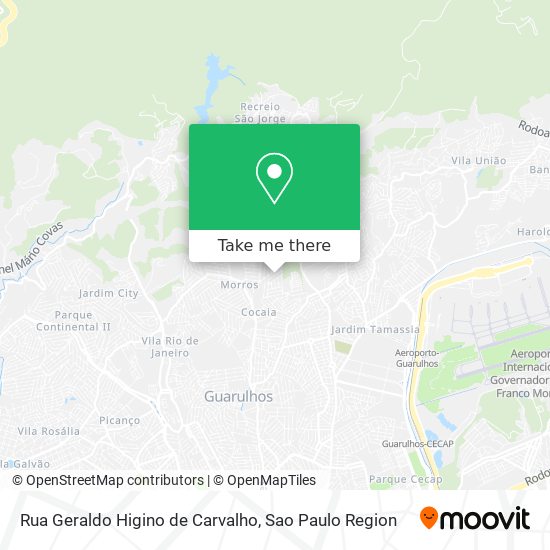 Mapa Rua Geraldo Higino de Carvalho