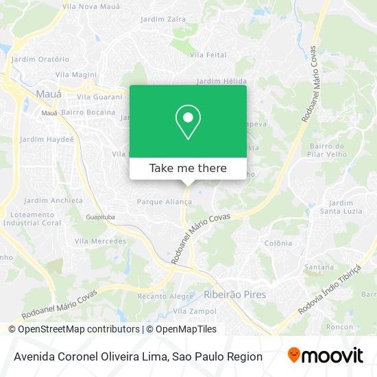 Avenida Coronel Oliveira Lima map