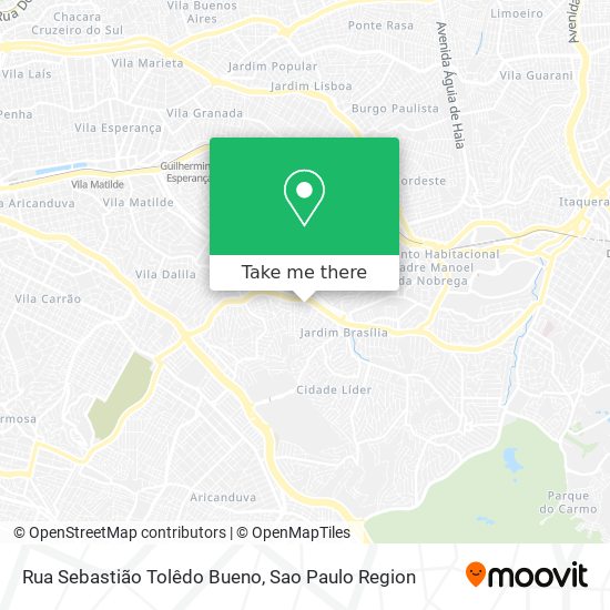 Rua Sebastião Tolêdo Bueno map