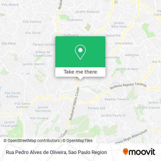 Rua Pedro Alves de Oliveira map