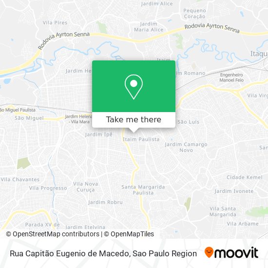 Rua Capitão Eugenio de Macedo map