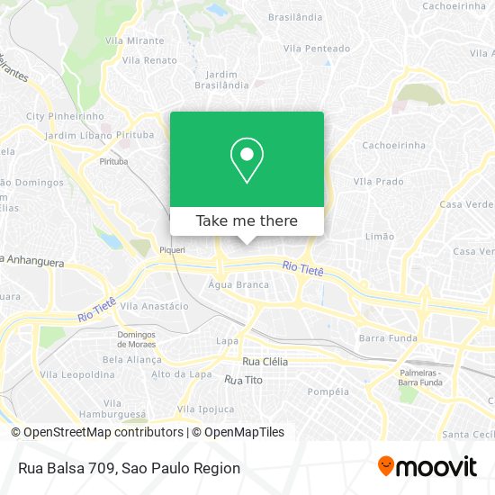 Rua Balsa 709 map