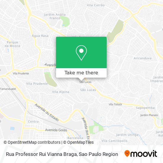 Rua Professor Rui Vianna Braga map