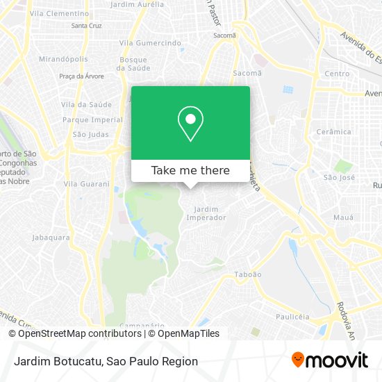 Mapa Jardim Botucatu