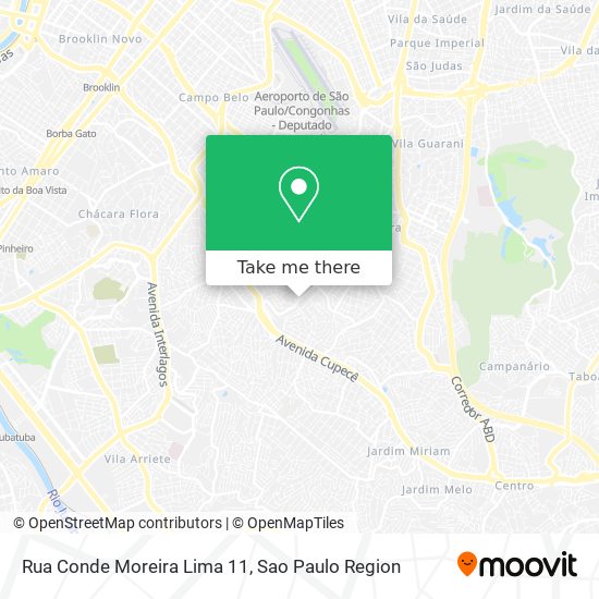 Rua Conde Moreira Lima 11 map